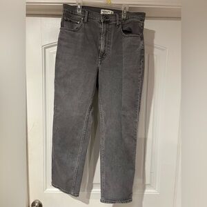 Abercrombie & Fitch the ankle straight ultra high rise size 32/14